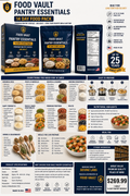 Pantry Essentials – 14 Day Food Pack - Premium Pantry Staples • One Adult • 14-Day Food Reserve • Cook Your Favorite Meals Anytime