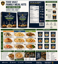 Family Meal Kits – 3 Day Food Pack - 9 Complete Meals • One Adult • Breakfast, Lunch & Dinner Included
