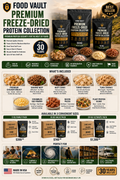 Premium Freeze-Dried Protein Collection - Premium Protein Security for the Next 30 Years