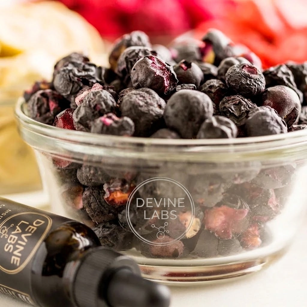 Freeze Dried Whole Blueberries Pouch, 5 Servings