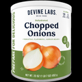 Dehydrated Chopped Onions Can, 130 Servings